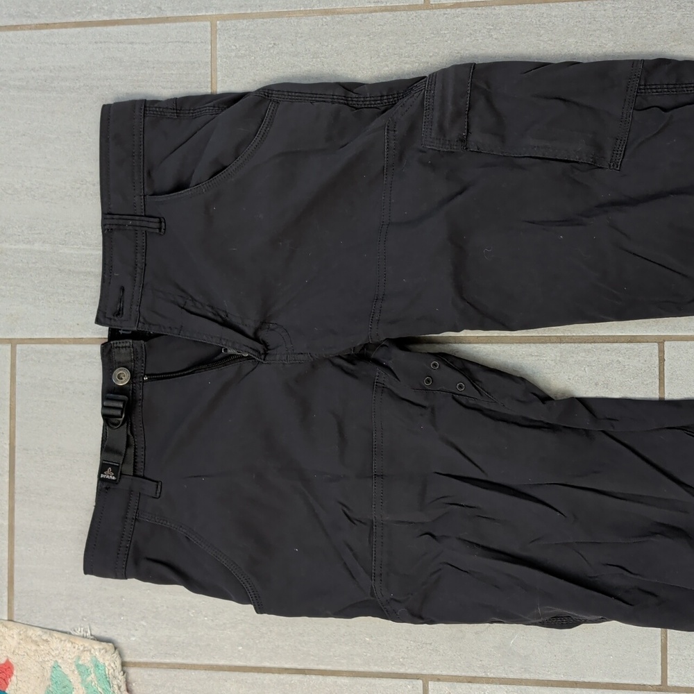 Prana Zion Men's Charcoal Cargo Pants